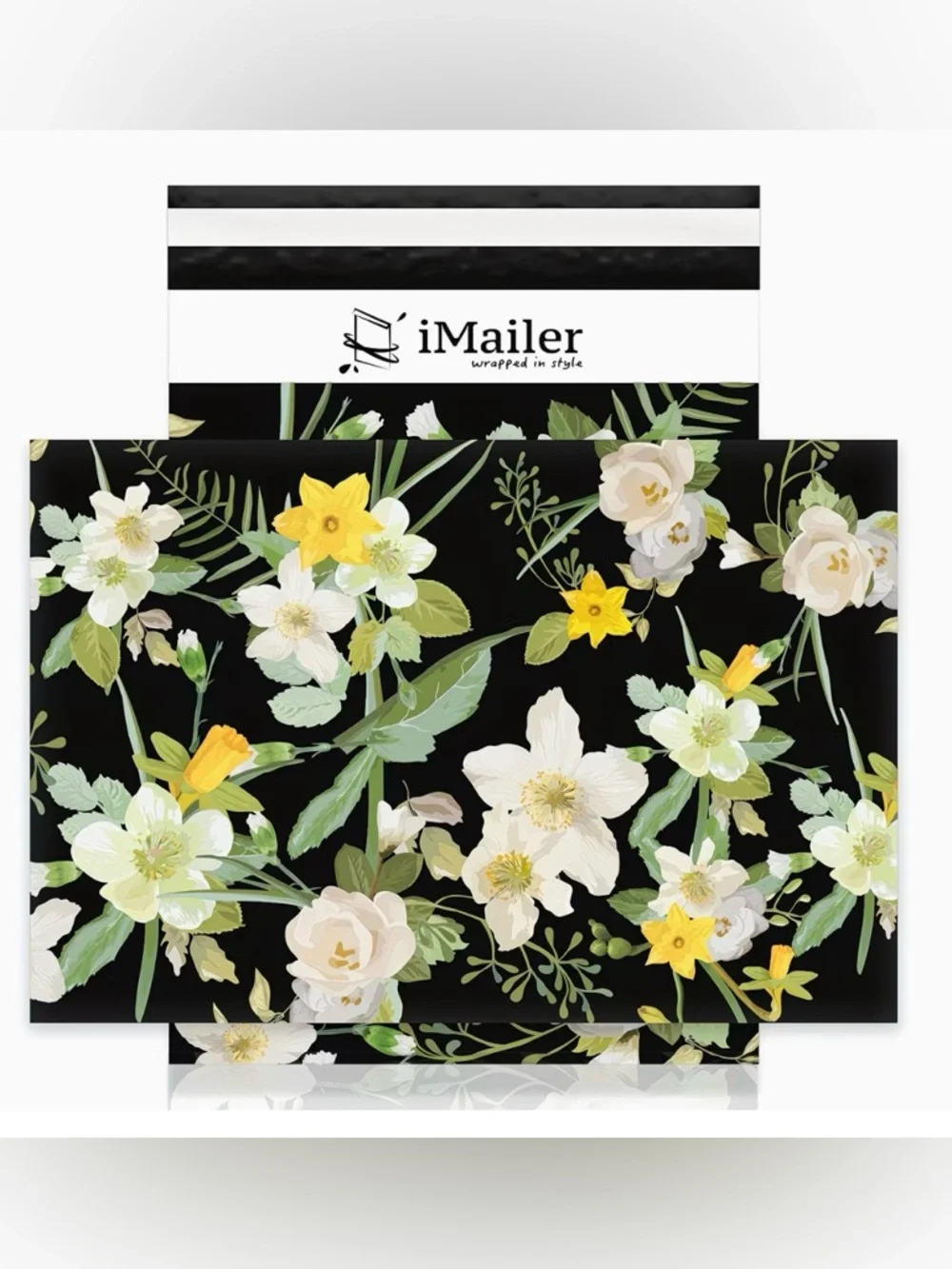 20 12” x 15.5” Floral Poly Mailers